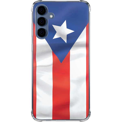 Puerto Rico Flag Galaxy A35 5G Clear Case