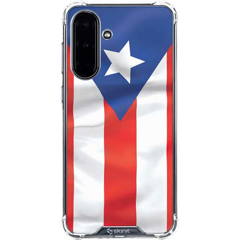Puerto Rico Flag Galaxy A36 5G Clear Case