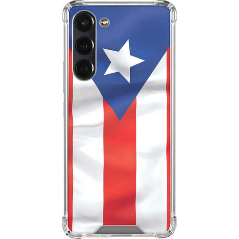Puerto Rico Flag Galaxy S24 FE Clear Case