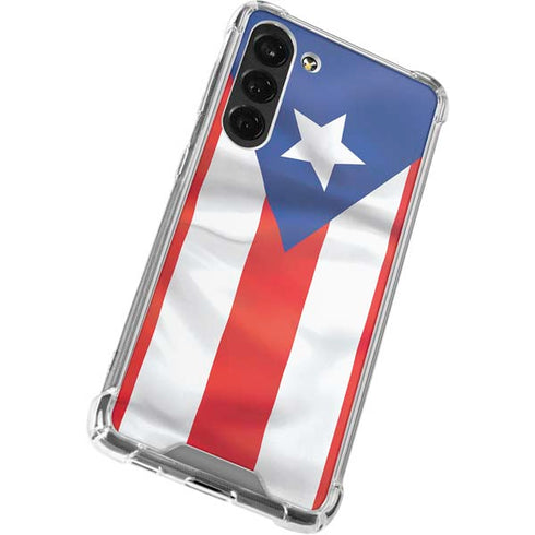 Puerto Rico Flag Galaxy S24 FE Clear Case