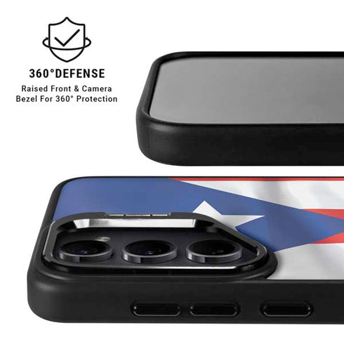 Puerto Rico Flag Galaxy S24 Plus Kickstand Case