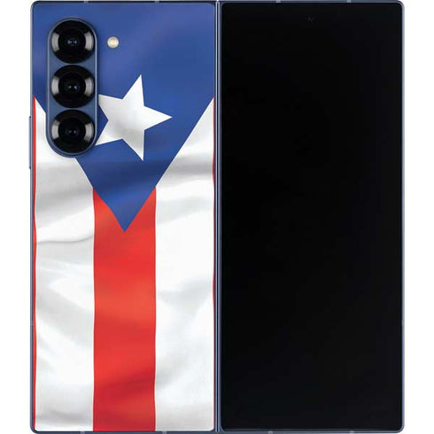 Puerto Rico Flag Galaxy Z Fold6 Skin