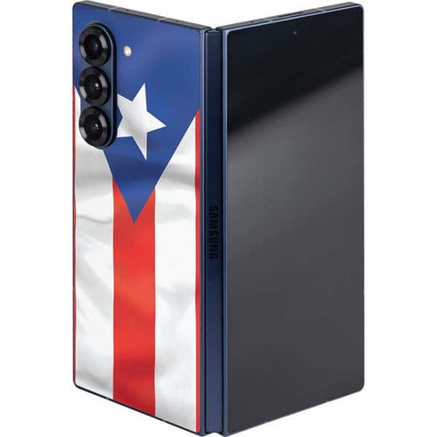 Puerto Rico Flag Galaxy Z Fold6 Skin