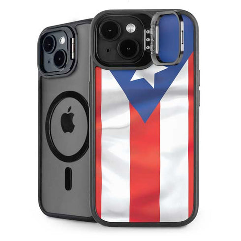 Puerto Rico Flag iPhone 14 Plus Kickstand Case