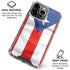 Puerto Rico Flag iPhone 16 Pro Max Clear Case