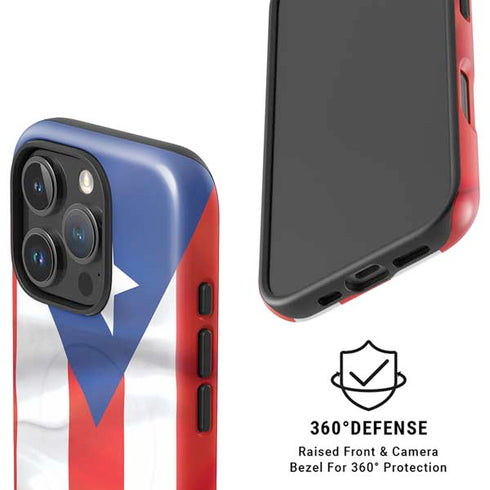 Puerto Rico Flag iPhone 16 Pro Max Magsafe Impact Case