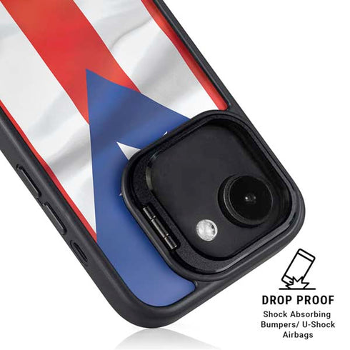 Puerto Rico Flag iPhone 16e Kickstand Case