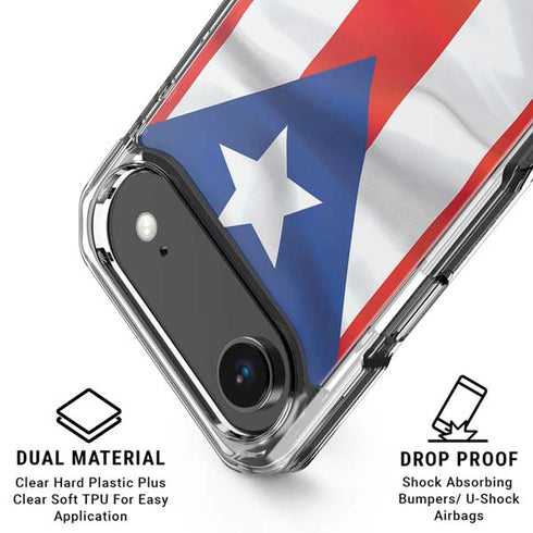 Puerto Rico Flag iPhone 17 Air Clear Case