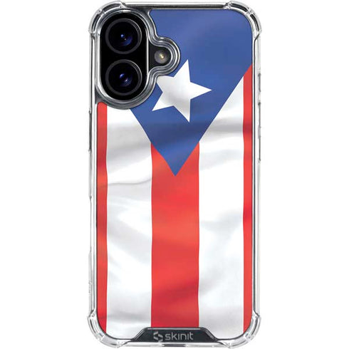 Puerto Rico Flag iPhone 17 Clear Case