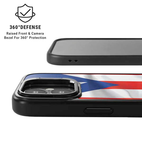 Puerto Rico Flag iPhone 17 Kickstand Case