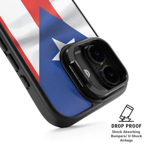 Puerto Rico Flag iPhone 17 Kickstand Case