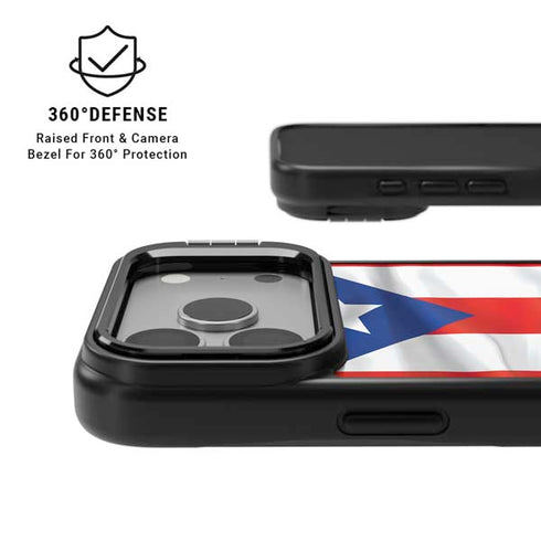 Puerto Rico Flag iPhone 17 Pro Kickstand Case