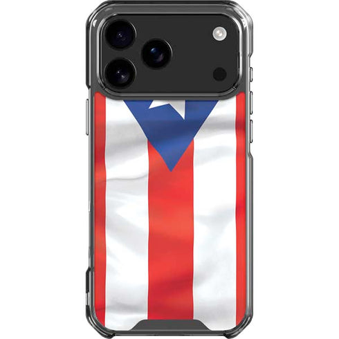 Puerto Rico Flag iPhone 17 Pro Max Clear Case