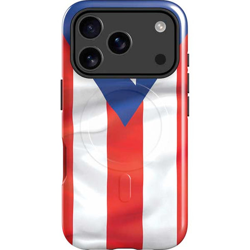Puerto Rico Flag iPhone 17 Pro Max Magsafe Impact Case