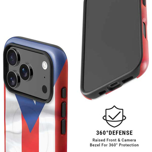 Puerto Rico Flag iPhone 17 Pro Max Magsafe Impact Case
