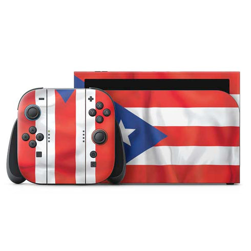Puerto Rico Flag Nintendo Switch 2 (2025) with Joy-Con Skin