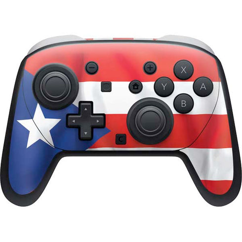 Puerto Rico Flag Nintendo Switch 2 (2025) Pro Controller Skin
