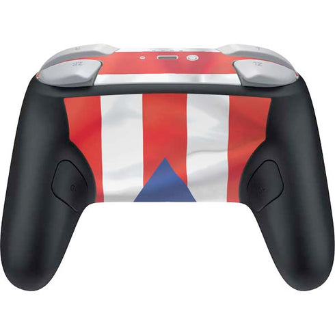 Puerto Rico Flag Nintendo Switch 2 (2025) Pro Controller Skin