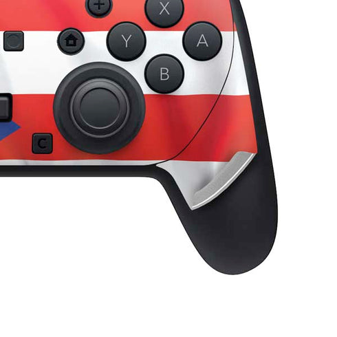 Puerto Rico Flag Nintendo Switch 2 (2025) Pro Controller Skin