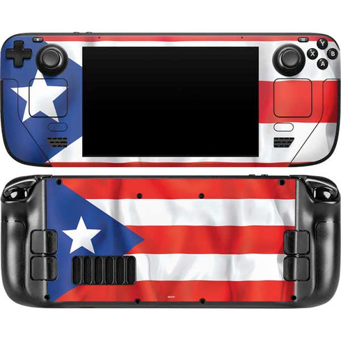 Puerto Rico Flag Steam Deck Handheld Gaming Computer Skin