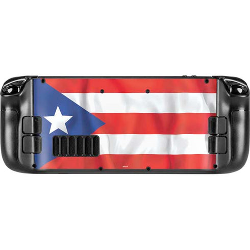 Puerto Rico Flag Steam Deck Handheld Gaming Computer Skin