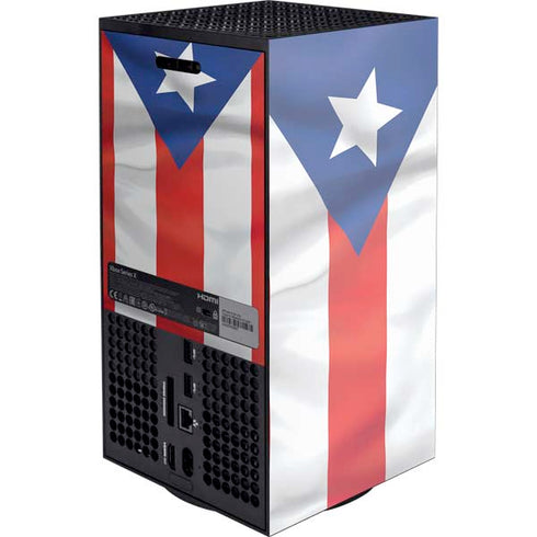 Puerto Rico Flag XBox Series X Digital Edition Console Skin