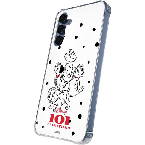 Disney 101 Dalmatians Puppy pile Galaxy A55 5G Clear Case
