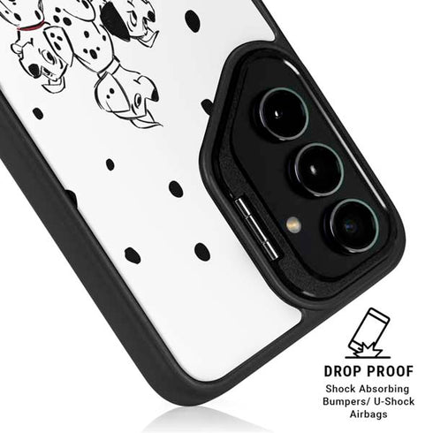 Disney 101 Dalmatians Puppy pile Galaxy S25 Kickstand Case