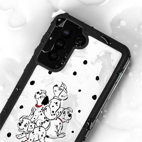 Disney 101 Dalmatians Puppy pile Galaxy S24 Plus Waterproof Case
