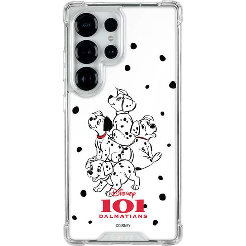 Disney 101 Dalmatians Puppy pile Galaxy S25 Ultra Clear Case