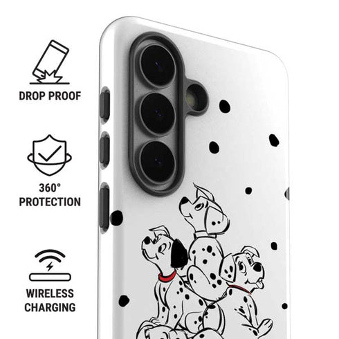 Disney 101 Dalmatians Puppy pile Galaxy S26 Impact Case
