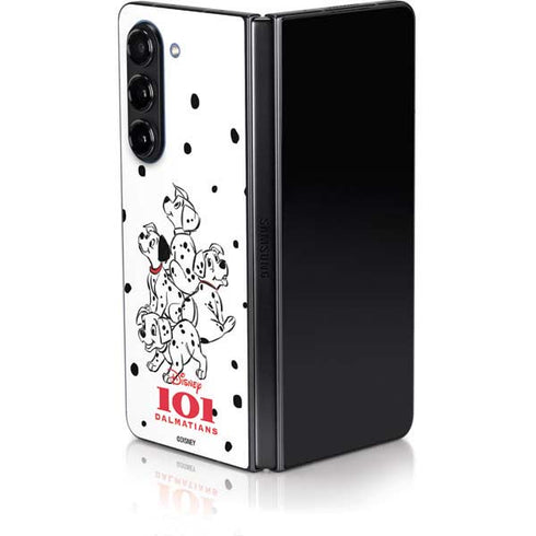 Disney 101 Dalmatians Puppy pile Galaxy Z Fold5 5G Skin