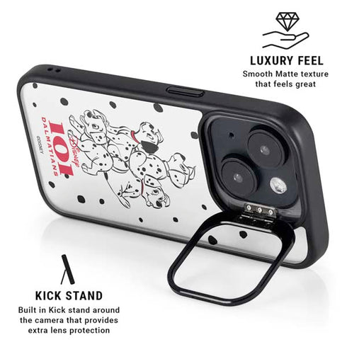 Disney 101 Dalmatians Puppy pile iPhone 14 Plus Kickstand Case