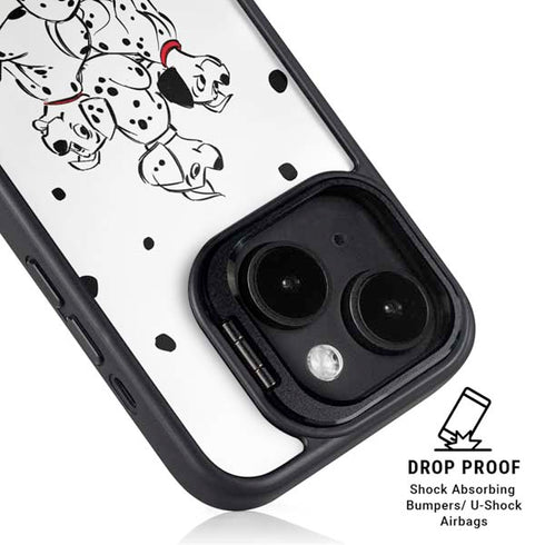 Disney 101 Dalmatians Puppy pile iPhone 14 Plus Kickstand Case