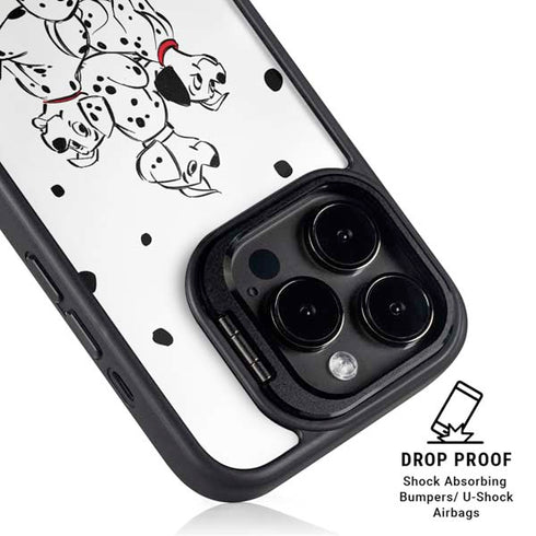 Disney 101 Dalmatians Puppy pile iPhone 14 Pro Max Kickstand Case