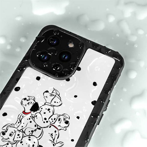Disney 101 Dalmatians Puppy pile iPhone 15 Pro Waterproof Case