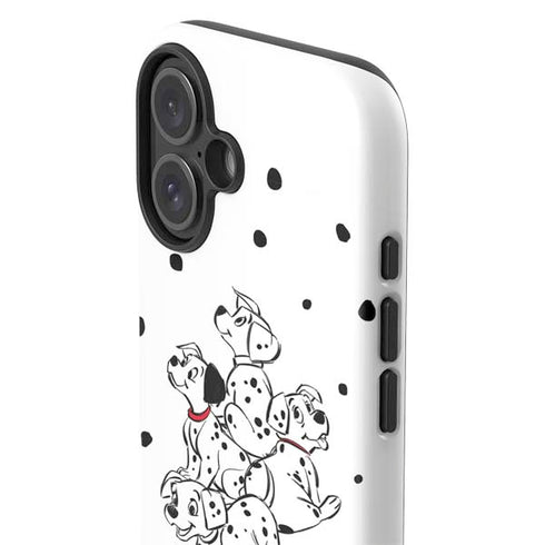 Disney 101 Dalmatians Puppy pile iPhone 16 Impact Case