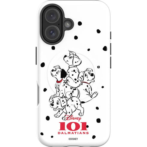 Disney 101 Dalmatians Puppy pile iPhone 16 Magsafe Impact Case