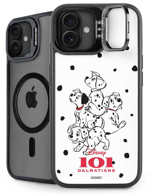 Disney 101 Dalmatians Puppy pile iPhone 16 Plus Kickstand Case