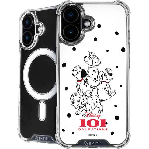 Disney 101 Dalmatians Puppy pile iPhone 16 Plus MagSafe Case