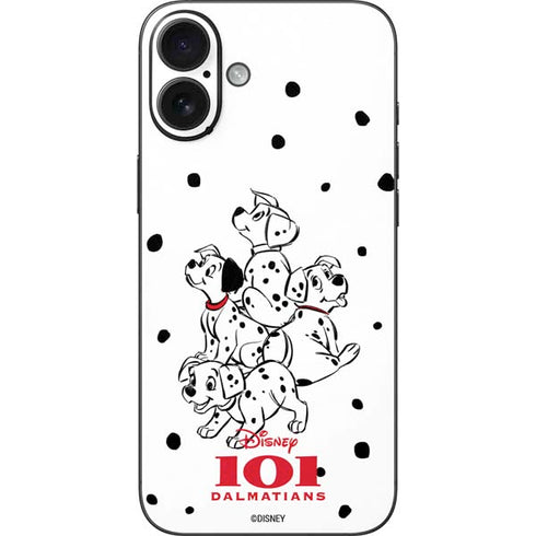 Disney 101 Dalmatians Puppy pile iPhone 16 Plus Skin