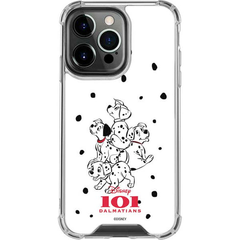 Disney 101 Dalmatians Puppy pile iPhone 16 Pro Clear Case