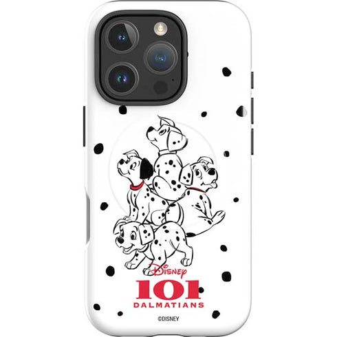 Disney 101 Dalmatians Puppy pile iPhone 16 Pro Magsafe Impact Case
