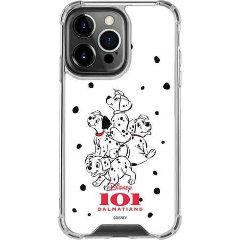 Disney 101 Dalmatians Puppy pile iPhone 16 Pro Max Clear Case