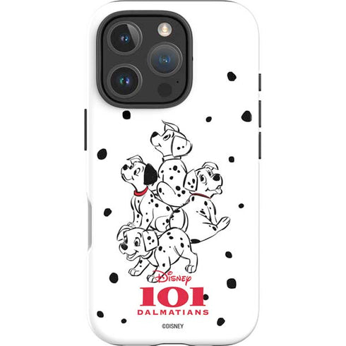 Disney 101 Dalmatians Puppy pile iPhone 16 Pro Max Impact Case