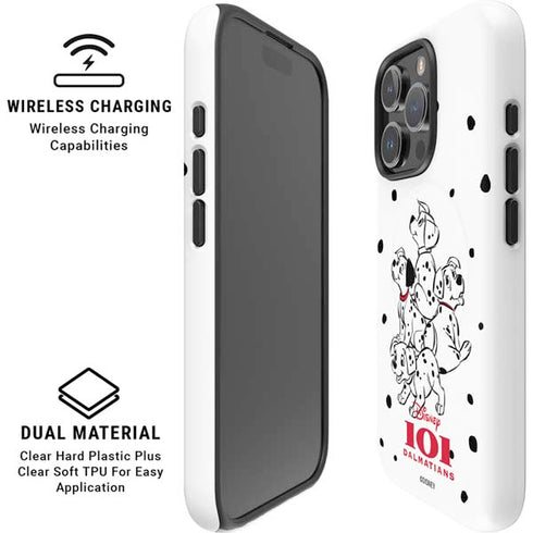 Disney 101 Dalmatians Puppy pile iPhone 16 Pro Max Magsafe Impact Case