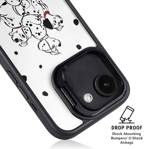 Disney 101 Dalmatians Puppy pile iPhone 16e Kickstand Case