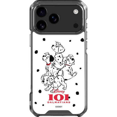 Disney 101 Dalmatians Puppy pile iPhone 17 Pro Max Clear Case