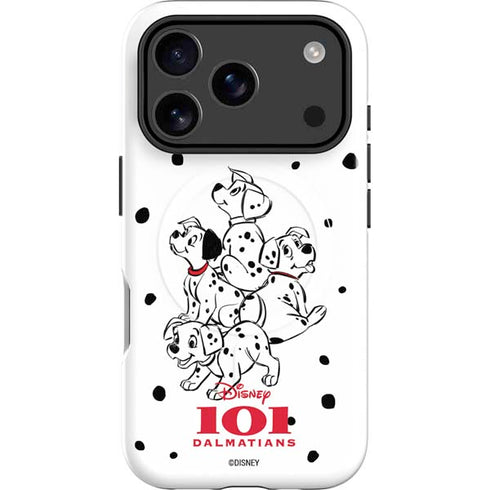 Disney 101 Dalmatians Puppy pile iPhone 17 Pro Max Magsafe Impact Case