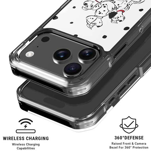 Disney 101 Dalmatians Puppy pile iPhone 18 Pro Clear Case